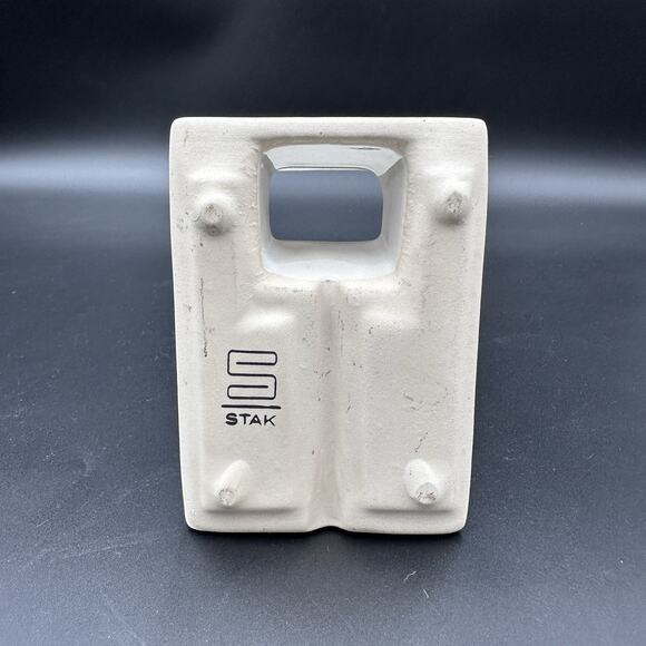 STAK Ceramic Phone Stand Vase Charger Holder Minimalist Modern Desk Organizer - Picture 3 of 15